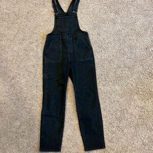 Madewell Black Denim Overalls